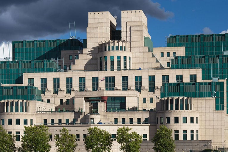 MI5 and MI6 Headquarters in London