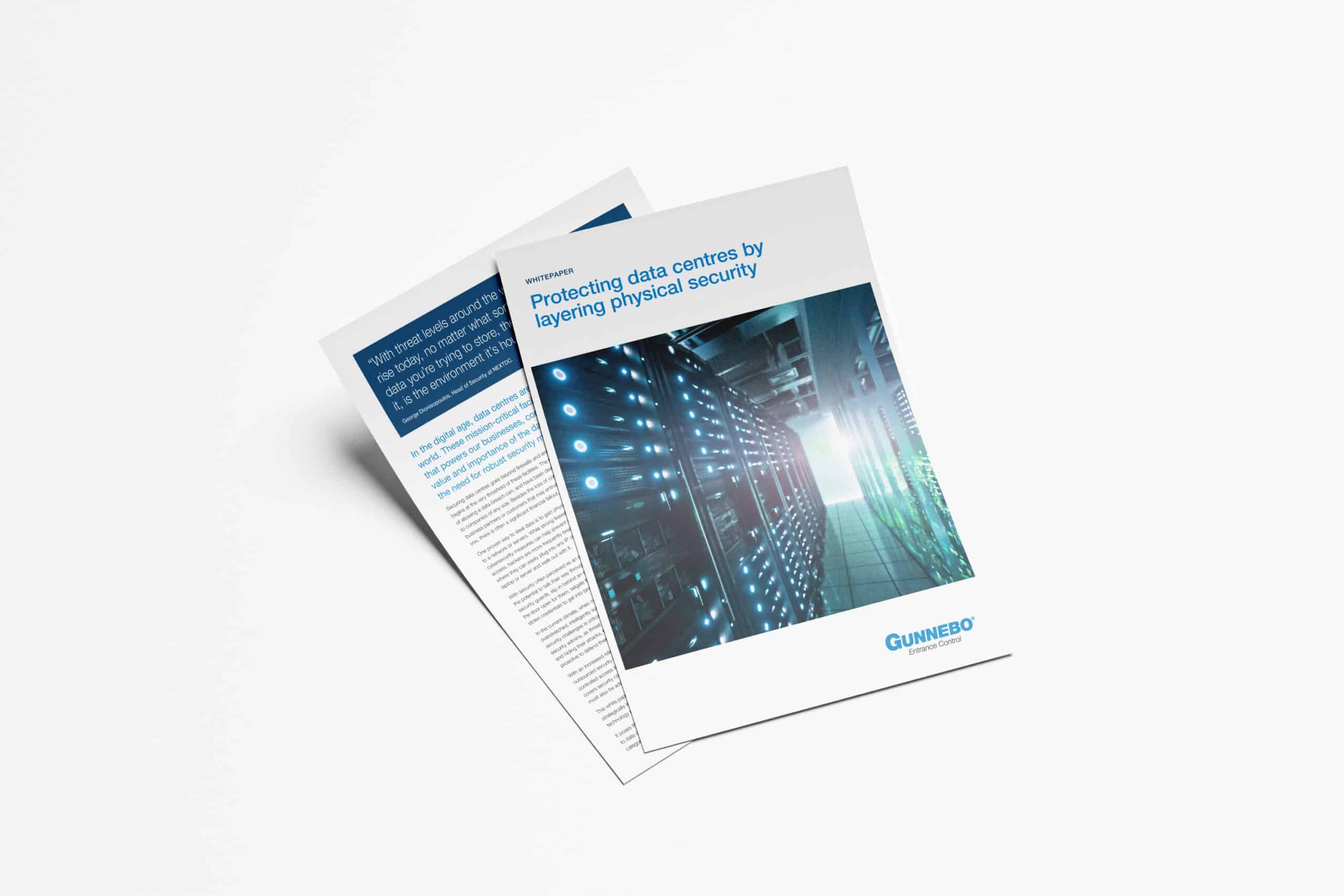 Gunnebo Entrance Control publishes new whitepaper for data centres