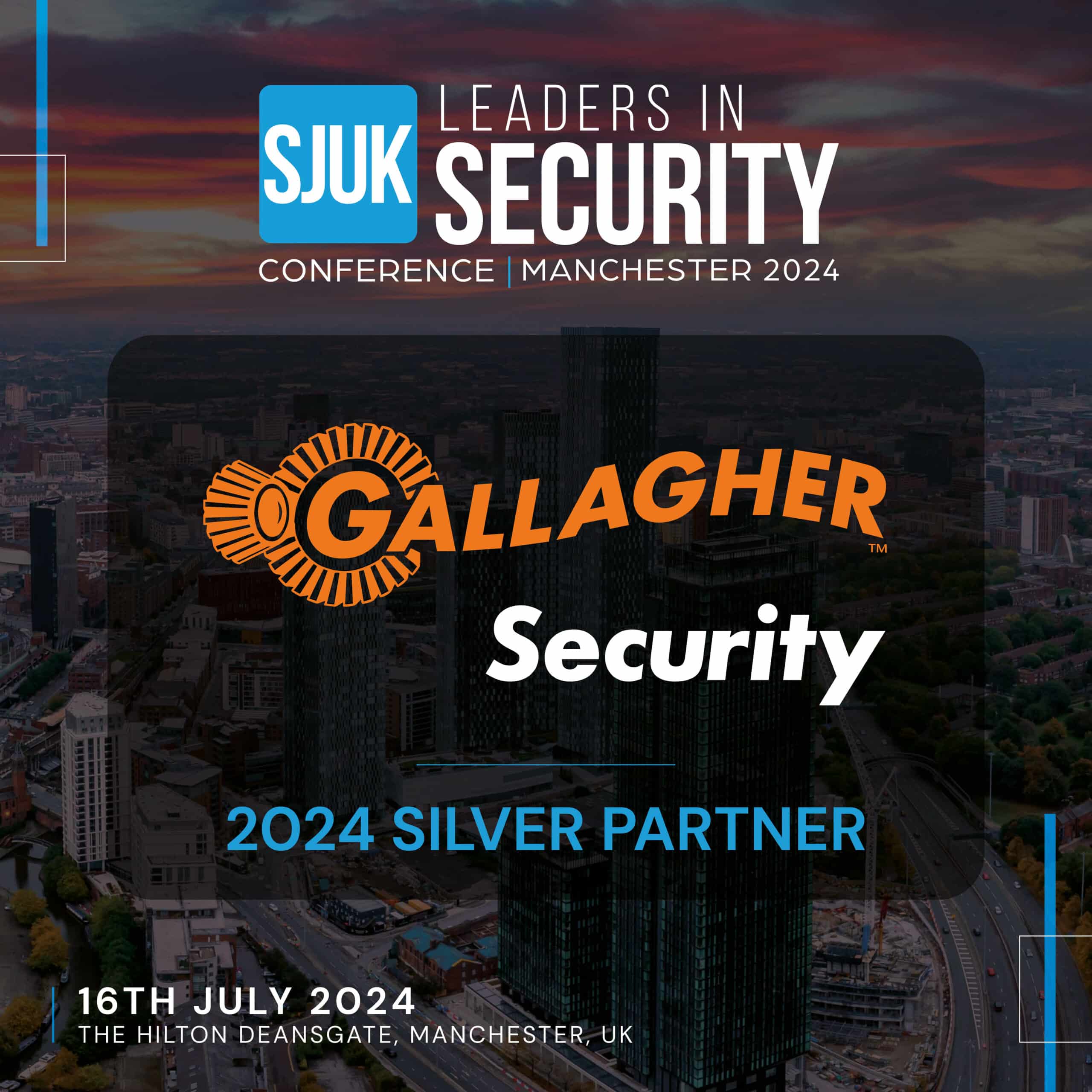 Gallagher Security confirmed as Silver Partner for SJUK Leaders in Security Conference